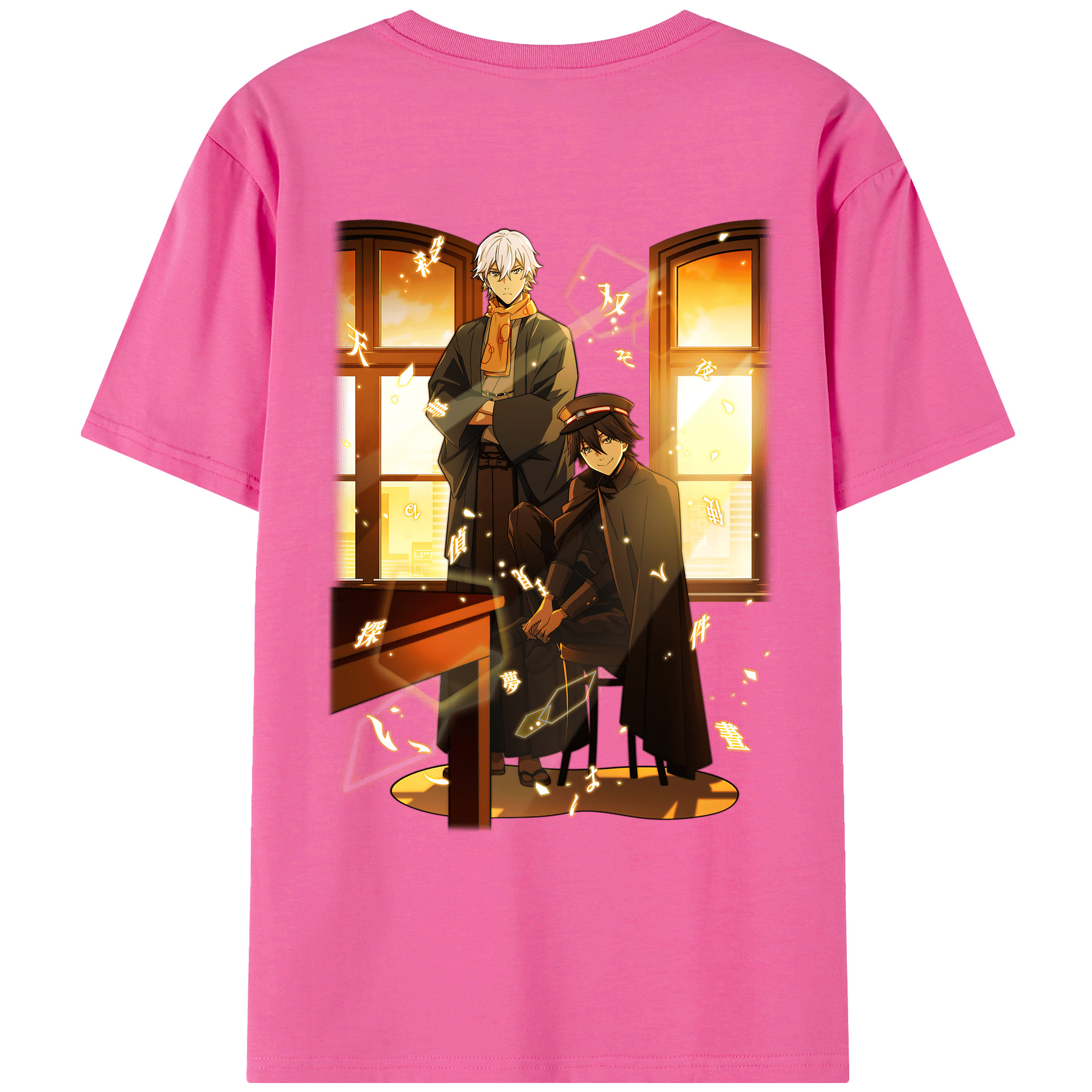 （画像用） 文豪ストレイドッグス Bungo Stray Dogs レディース半袖Tシャツ(バックプリント)